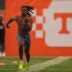 Jermod McCoy runs during Tennessee Football Pro Day 2026, at University of Tennessee on March 31, 2026.