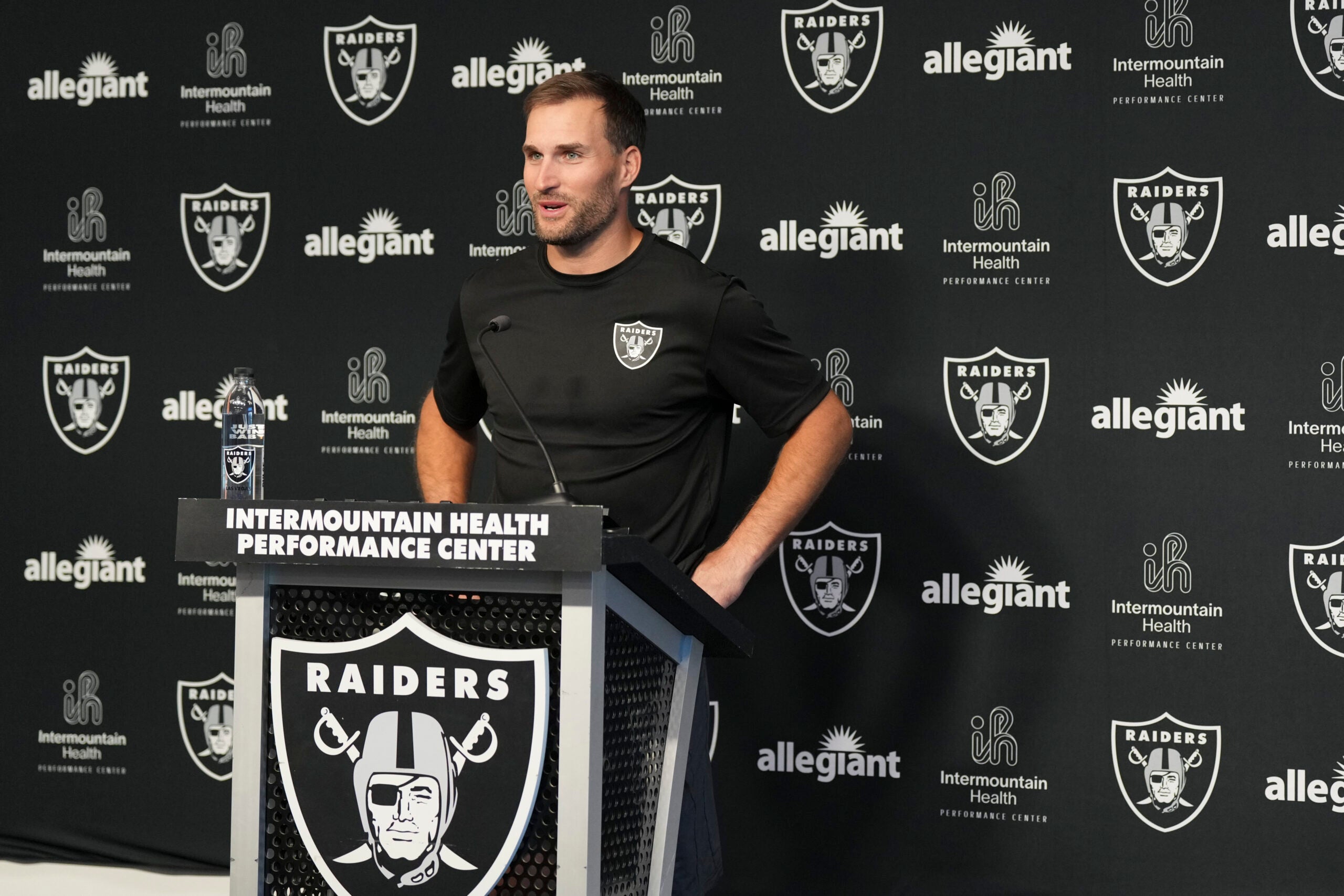 Las Vegas Raiders new quarterback Kirk Cousins health
