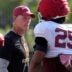 Oklahoma Sooners head coach Brent Venables spring football practice