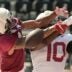 April 11, 2026; Tuscaloosa, AL, USA; A pass intended for Ryan Williams is broken up by Jireh Edwards at Bryant-Denny Stadium during the Alabama A Day scrimmage.