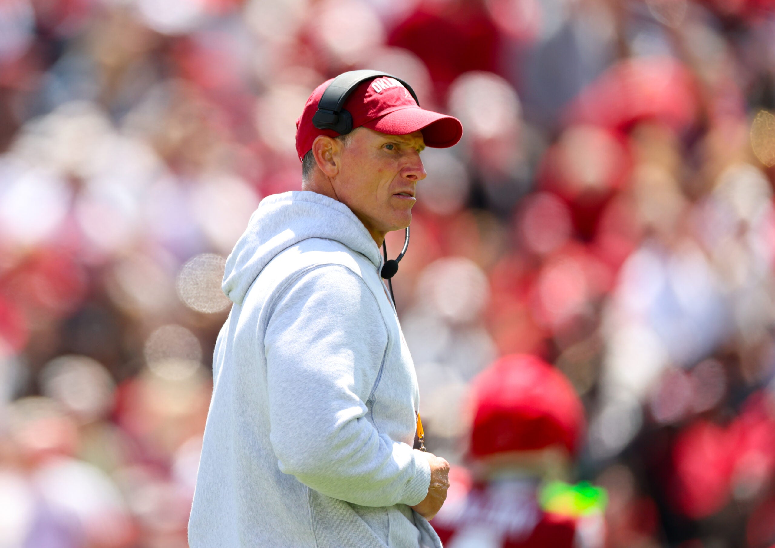 Oklahoma Sooners head coach Brent Venables running back recruit 2027 offer