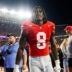 Ohio State Buckeyes linebacker Arvell Reese (8) leaves the field following the NCAA football game against the Ohio Bobcats at Ohio Stadium on Sept. 13, 2025. Ohio State won 37-9.