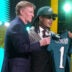 Apr 23, 2026; Pittsburgh, PA, USA; Southern California Trojans receiver Makai Lemon is selected by the Philadelphia Eagles as the number 20 pick during the 2026 NFL Draft at Acrisure Stadium.