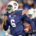 Nov 19, 2016; Auburn, AL, USA; Auburn Tigers quarterback Jeremy Johnson (6) carries against the Alabama A&M Bulldogs during the second quarter at Jordan Hare Stadium.