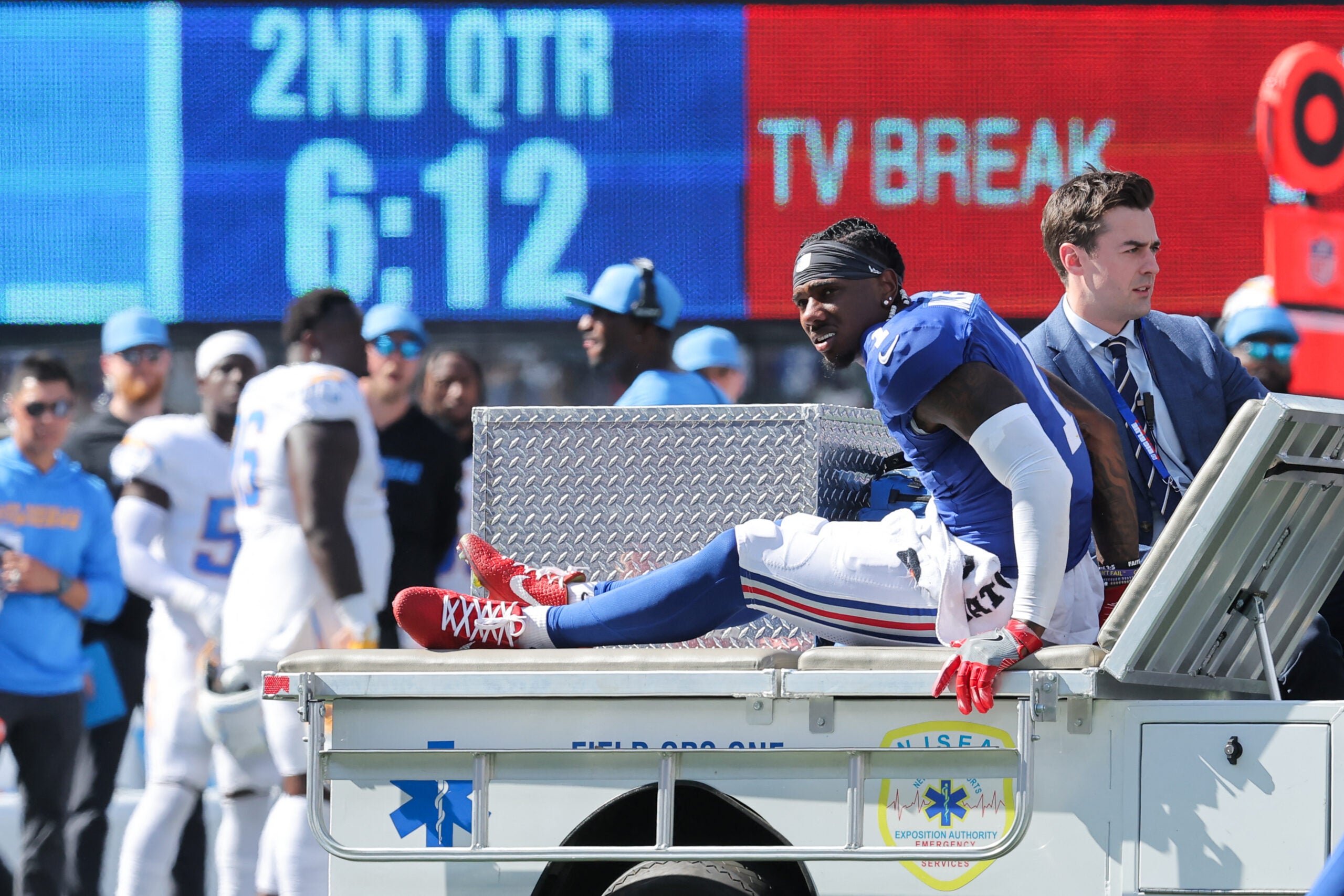 Malik Nabers and Cam Skattebo are working back to help the Giants.