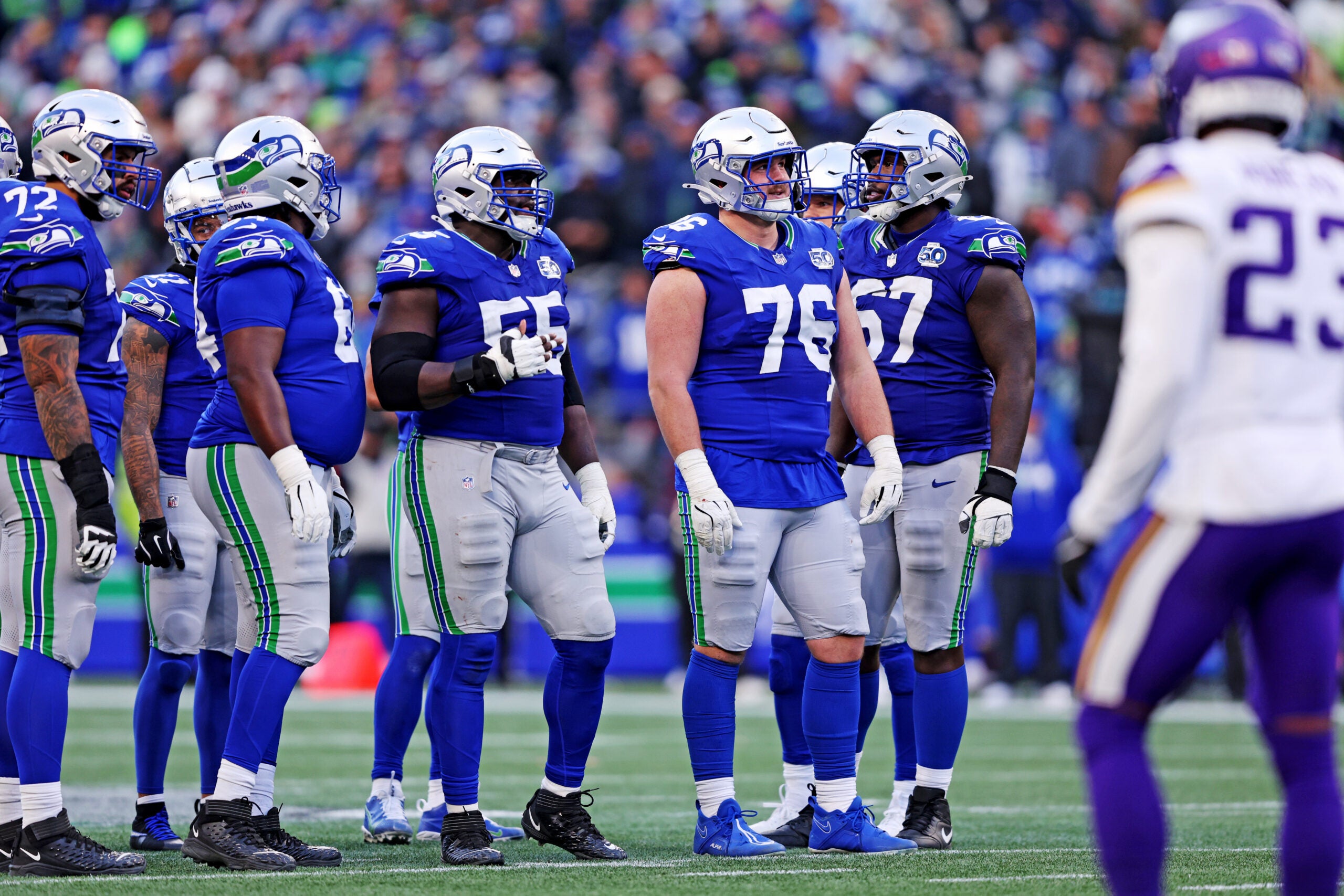 ESPN thinks the Seahawks could've done a better job of upgrading the interior offensive line and they're right.