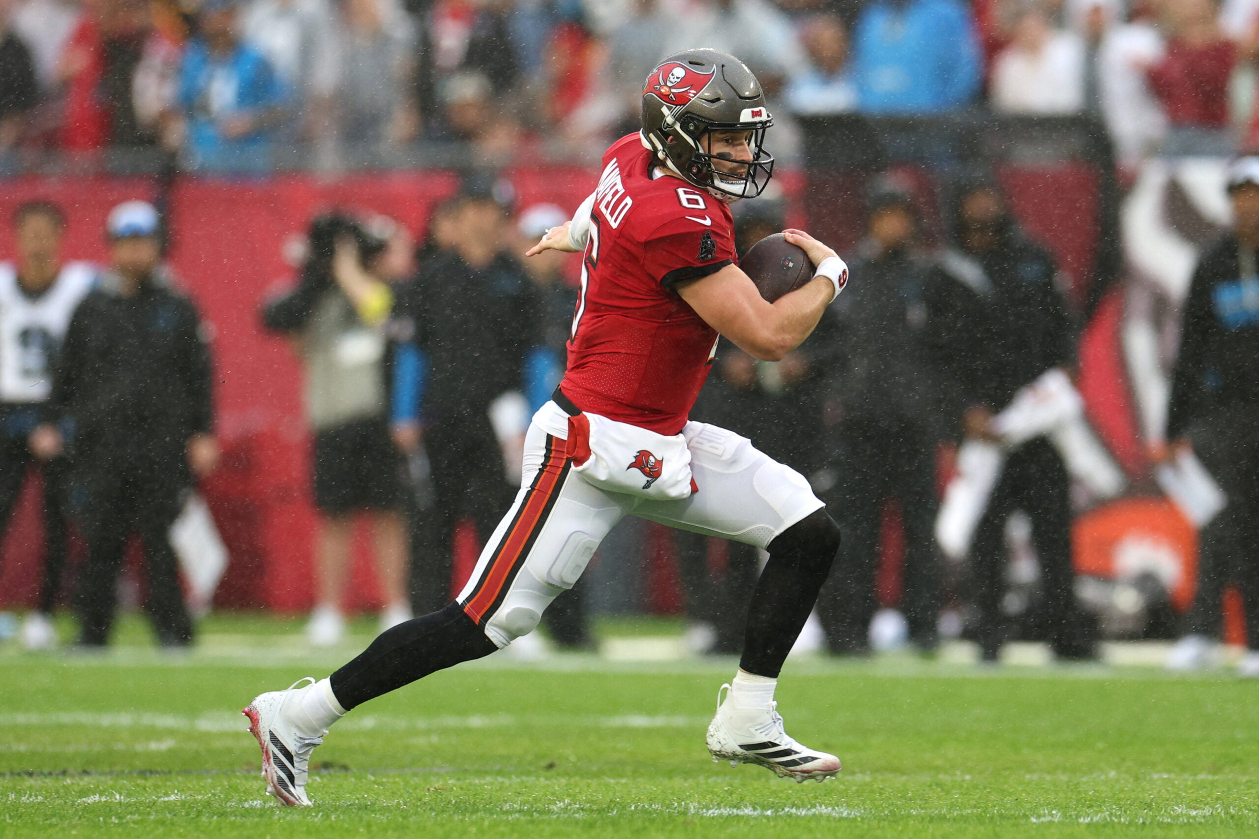 Baker Mayfield and the Buccaneers offense being their path to redemption during OTAs.