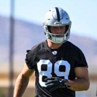Las Vegas Raiders tight end Brock Bowers OTAs