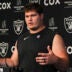 Las Vegas Raiders center Tyler Linderbaum OTAs Klint Kubiak