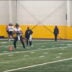Pittsburgh Steelers rookie quarterback Drew Allar goes through footwork drill during Steelers rookie minicamp, 5/9/2026.
