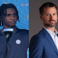Cam Ward Tennessee Titans 2026 stat projections ESPN Mike Clay