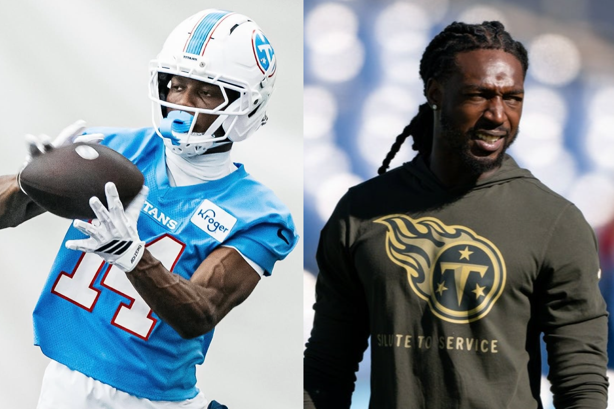 Tennessee Titans Carnell Tate Calvin Ridley Cam Ward Wan'Dale Robinson stat projections 2026