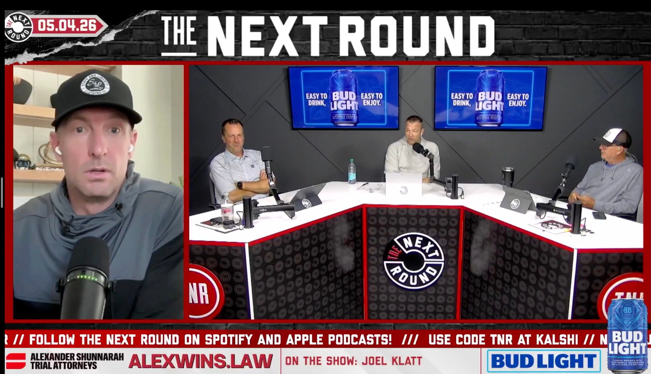 Joel Klatt joins Next Round Live to discuss the future of the Alabama Crimson Tide, 5/4/2026.