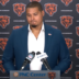 Chicago Bears general manager Ryan Poles speaks with reporters following Day 2 of the 2026 NFL Draft.