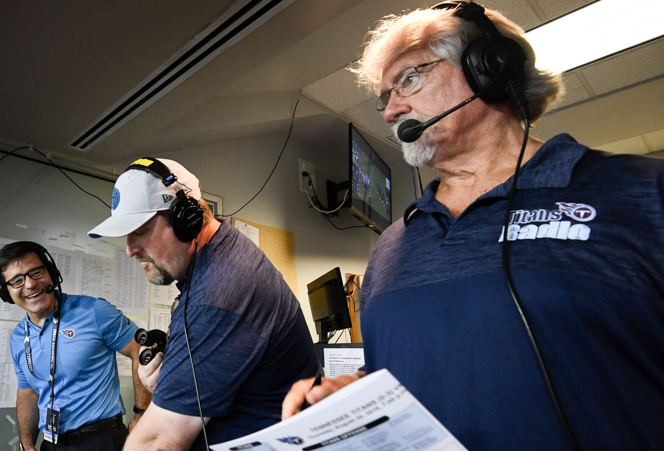 Dave McGinnis Tennessee Titans Keith Bulluck Titans radio