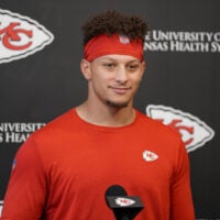 Kansas City Chiefs quarterback Patrick Mahomes OTAs