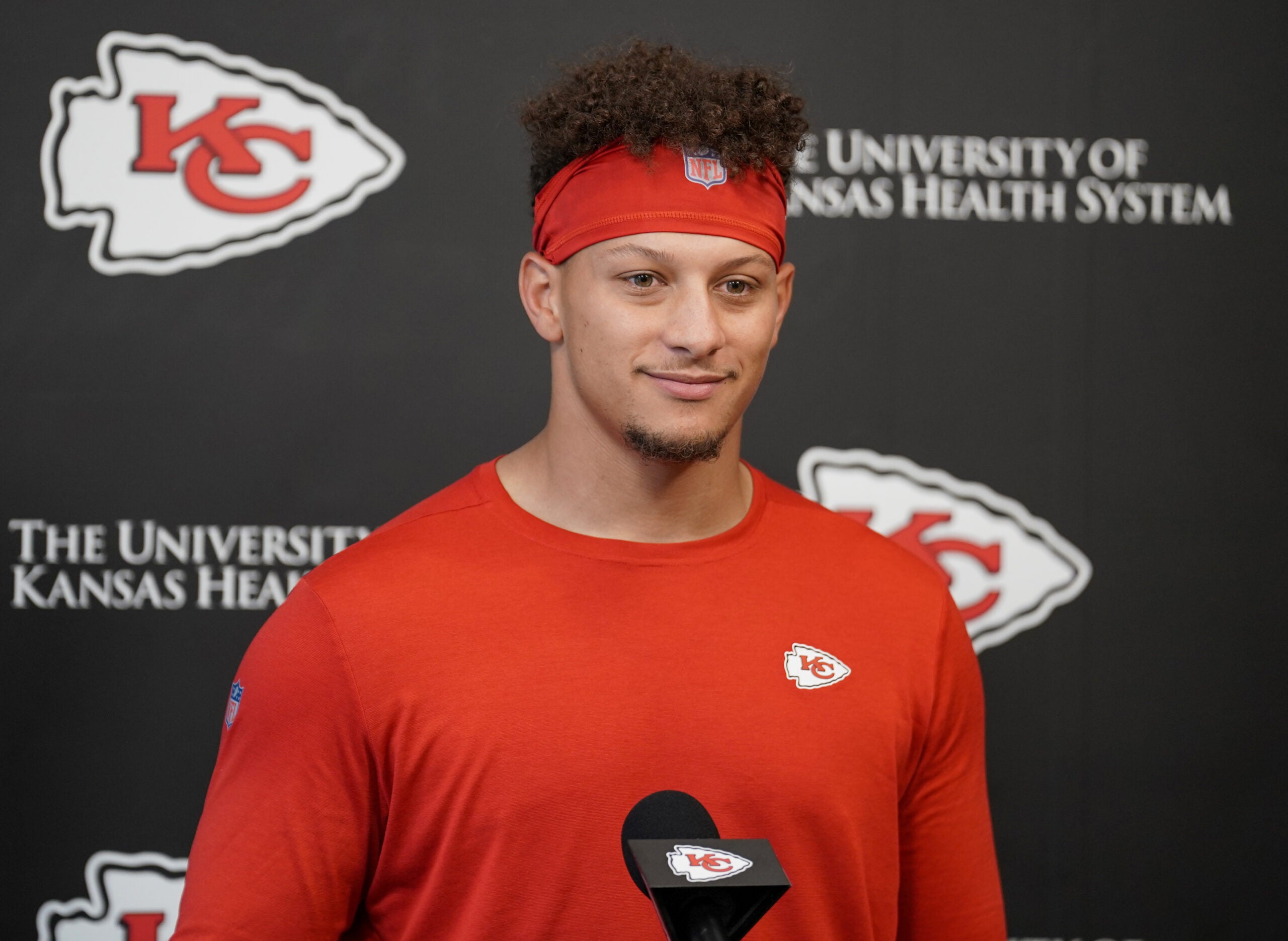 Kansas City Chiefs quarterback Patrick Mahomes OTAs
