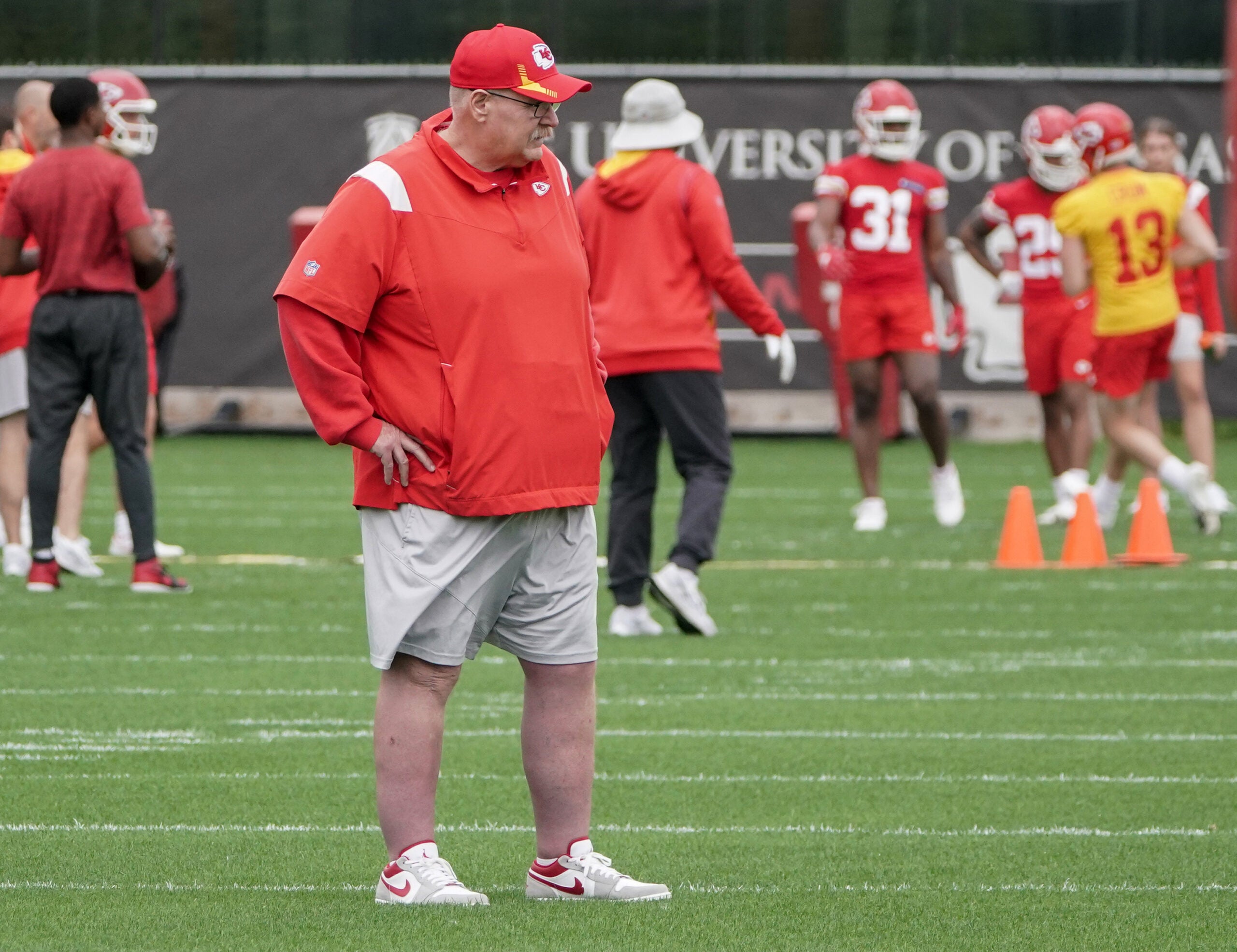 Kansas City Chiefs head coach Andy reid OTAs