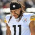Oct 30, 2022; Philadelphia, Pennsylvania, USA; Pittsburgh Steelers wide receiver Chase Claypool (11) on the sidelines against the Philadelphia Eagles at Lincoln Financial Field.