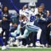 Sep 14, 2025; Arlington, Texas, USA; Dallas Cowboys wide receiver CeeDee Lamb (88) runs with the ball against the New York Giants during the second quarter at AT&T Stadium.
