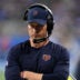 Sep 14, 2025; Detroit, Michigan, USA; Chicago Bears head coach Ben Johnson looks on during the second half of the game against the Detroit Lions at Ford Field.