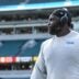 Detroit Lions defensive end DJ Reader (98) warms up ahead of Cincinnati Bengals game at Paycor Stadium in Cincinnati on Sunday, Oct. 5, 2025.