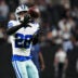 Nov 17, 2025; Paradise, Nevada, USA; Dallas Cowboys safety Malik Hooker (28) warms up prior to a game against the Las Vegas Raiders at Allegiant Stadium.