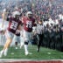 Nov 22, 2025; Missoula, MT, USA; Montana Grizzlies safety Tanner Huff (29) and offensive lineman Liam Brown (79) run on to the field before the game against the Montana State Bobcats at Washington-Grizzly Stadium.