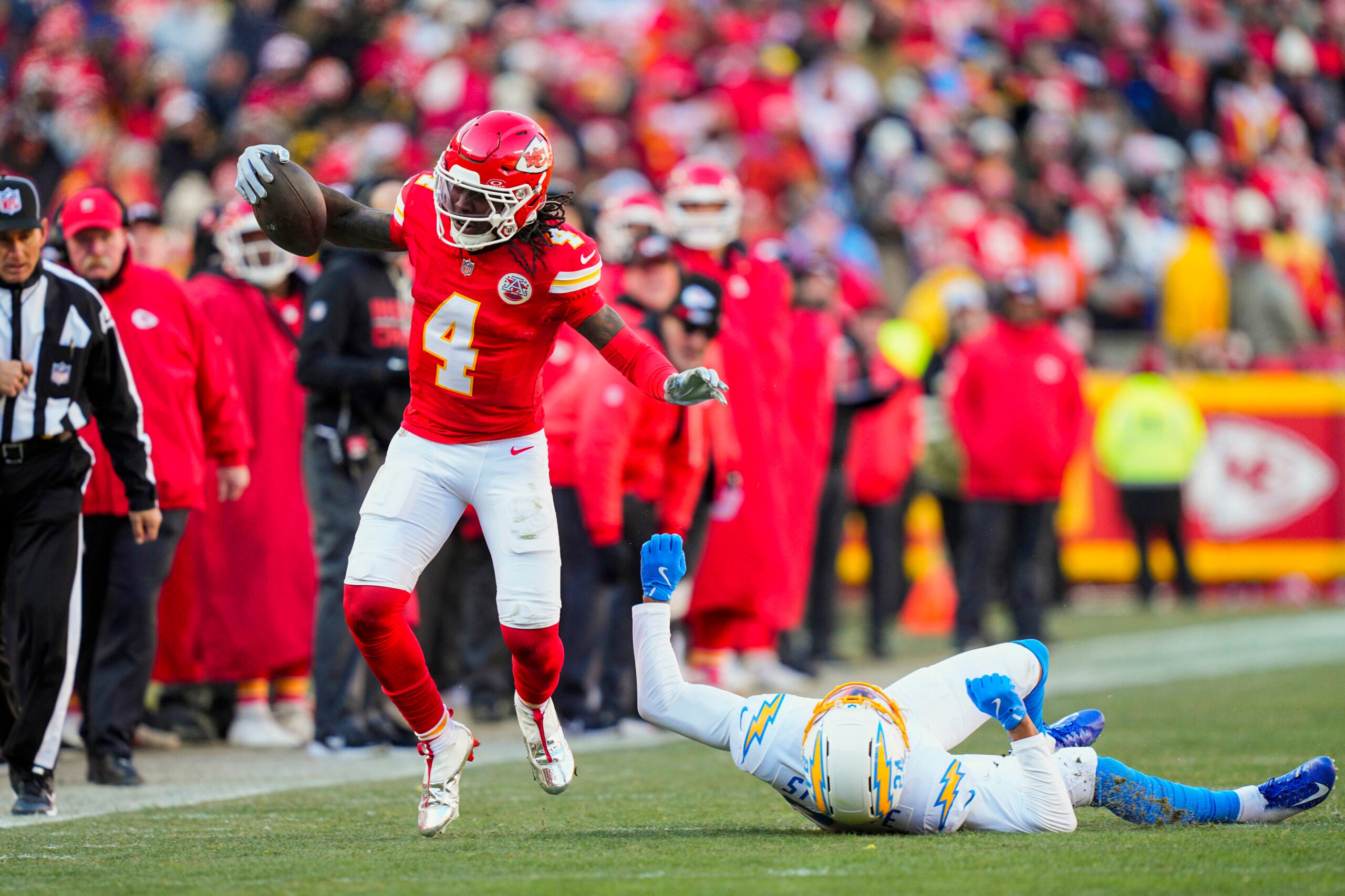 Kansas City Chiefs wide receiver Rashee Rice
