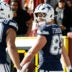 Dec 25, 2025; Landover, Maryland, USA; Dallas Cowboys tight end Jake Ferguson (87) celebrates after scoring a touchdown against the Washington Commanders in the first quarter at Northwest Stadium.
