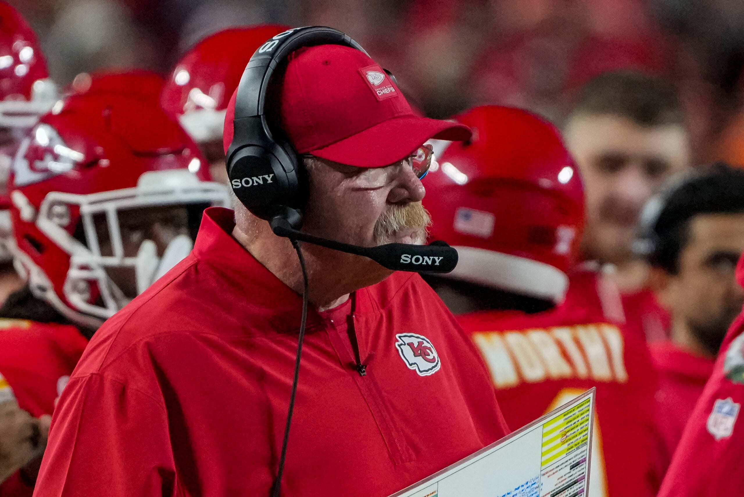 Kansas City Chiefs head coach Andy Reid talks Kenneth Walker