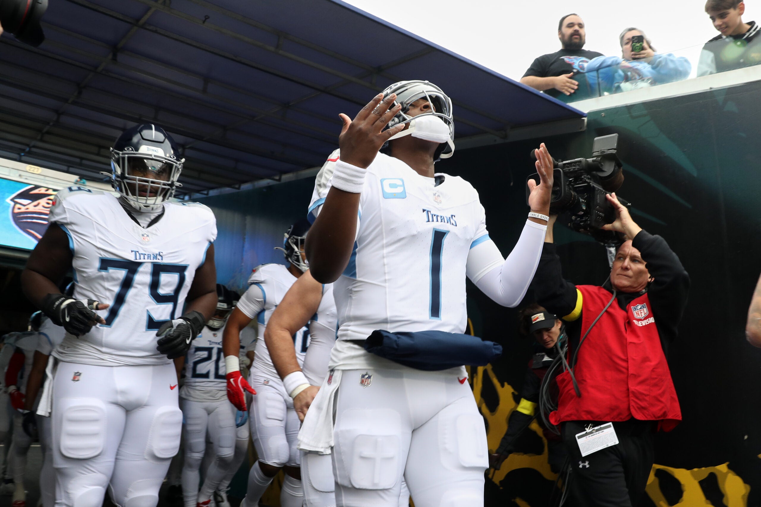 Cam Ward Carnell Tate Tennessee Titans
