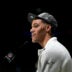Feb 2, 2026; San Jose, CA, USA; New England Patriots cornerback Christian Gonzalez (0) speaks to media during Opening Night for Super Bowl LX at San Jose Convention Center.