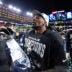 Feb 8, 2026; Santa Clara, CA, USA; Seattle Seahawks defensive end DeMarcus Lawrence (0) celebrates with the Vince Lombardi Trophy after defeating the New England Patriots during Super Bowl LX at Levi's Stadium.