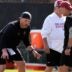 Oklahoma Sooners head coach Brent Venables tight ends coach Jason Witten recruiting