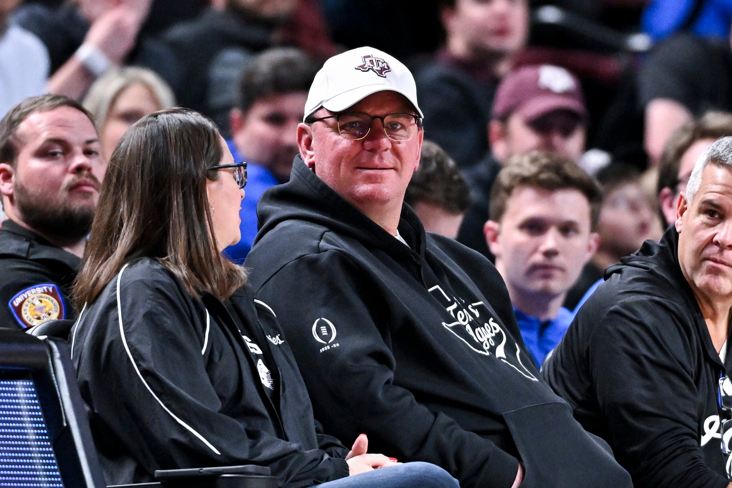 Texas A&M Aggies head coach Mike Elko