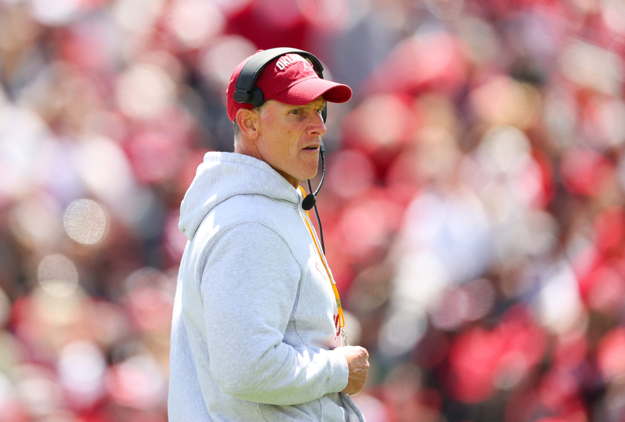 Oklahoma Sooners head coach Brent Venables 2028 recruiting class