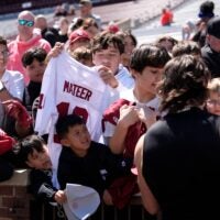 Oklahoma Sooners quarterback John Mateer Luke Combs