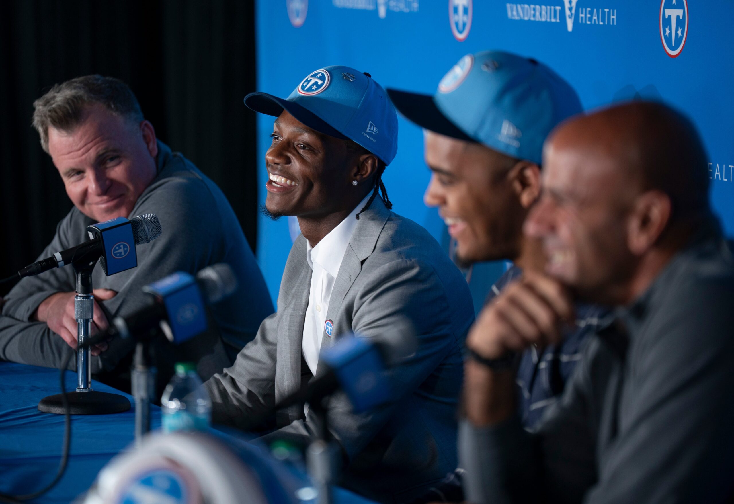 Carnell Tate Tennessee Titans Cam Ward