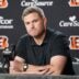 Cincinnati Bengals head coach Zac Taylor speaks with media during the 2026 NFL Draft, Saturday, April 25, 2026, at Paycor Stadium in downtown Cincinnati.