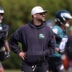 May 1, 2026; Philadelphia, PA, USA; Philadelphia Eagles head coach Nick Sirianni looks on during rookie minicamp at NovaCare Complex.