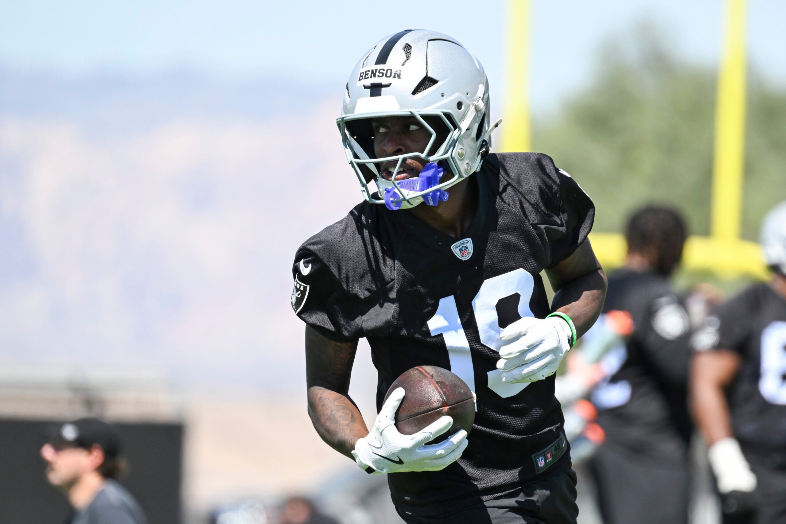 Las Vegas Raiders rookie Malik Benson minicamp 2026