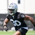 Las Vegas Raiders rookie running back Mike Washington Jr. Ashton Jeanty backup
