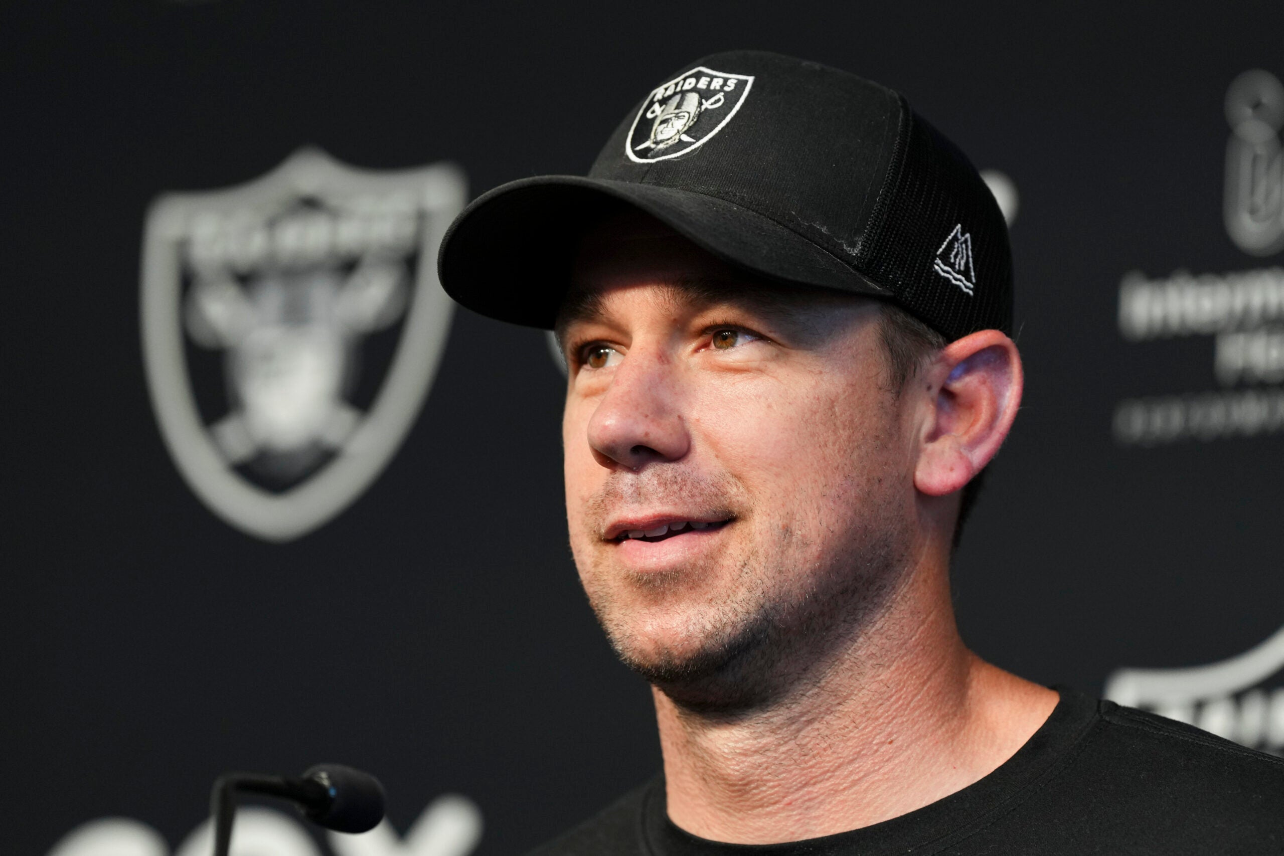 Las Vegas Raiders head coach Klint Kubiak