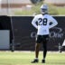 Las Vegas Raiders cornerback Jermod McCoy rookie CB OTAs