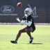 Las vegas Raiders wide receiver Tre Tucker OTAs