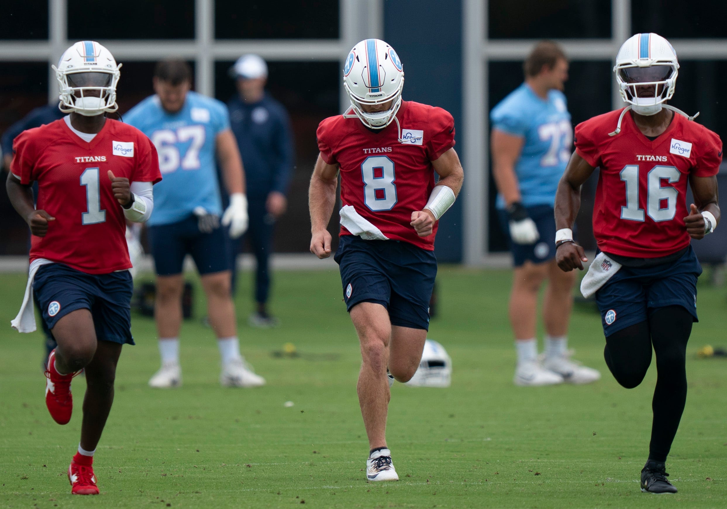 Cam Ward Robert Saleh Tennessee Titans