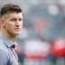 Aug 27, 2016; Chicago, IL, USA; Chicago Bears general manager Ryan Pace looks on from the sidelines before the preseason game against the Kansas City Chiefs at Soldier Field.