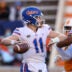 Dec 5, 2020; Knoxville, Tennessee, USA; Florida Gators quarterback Kyle Trask (11) during a game against the Tennessee Volunteers at Neyland Stadium.