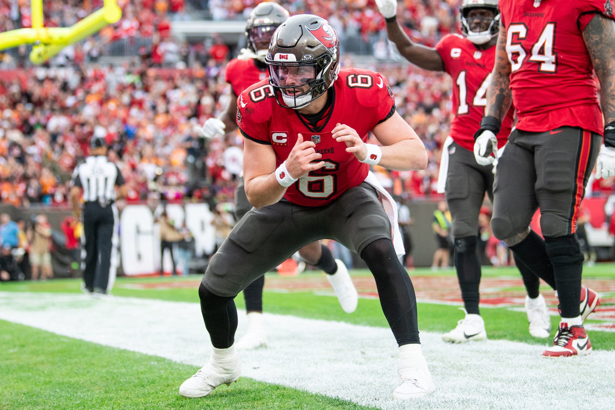 Baker Mayfield is one of four Buccaneers players on offense that need to have a good year.